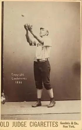 1887-89 Old Judge Cabinets (N173) #NNO - Frank Scheibeck - Detroit Wolverines