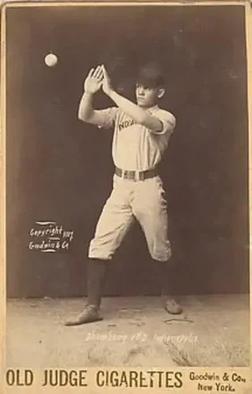 1887-89 Old Judge Cabinets (N173) #NNO - Otto Schomberg - Indianapolis Hoosiers