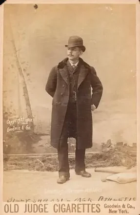 1887-89 Old Judge Cabinets (N173) #NNO - Bill Sharsig - Philadelphia Athletics