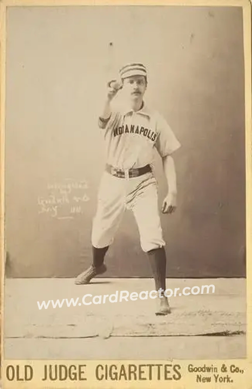 1887-89 Old Judge Cabinets (N173) #NNO - Lev Shreve - Indianapolis Hoosiers - Front