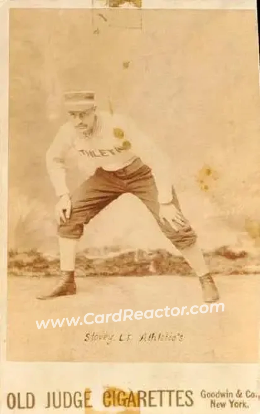 1887-89 Old Judge Cabinets (N173) #NNO - Harry Stovey - Philadelphia Athletics