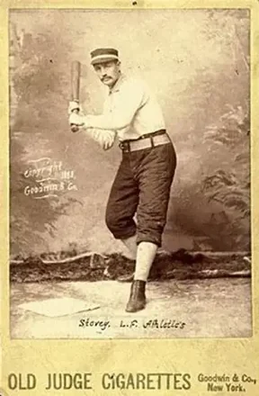 1887-89 Old Judge Cabinets (N173) #NNO - Harry Stovey - Philadelphia Athletics