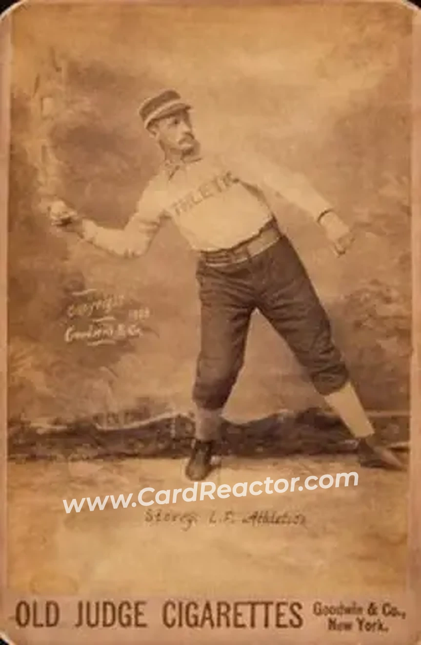 1887-89 Old Judge Cabinets (N173) #NNO - Harry Stovey - Philadelphia Athletics