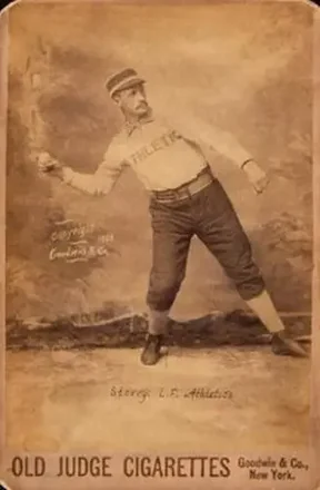 1887-89 Old Judge Cabinets (N173) #NNO - Harry Stovey - Philadelphia Athletics