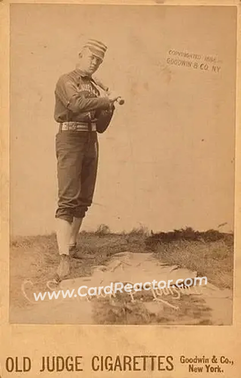 1887-89 Old Judge Cabinets (N173) #NNO - Scott Stratton - Louisville Colonels - Front