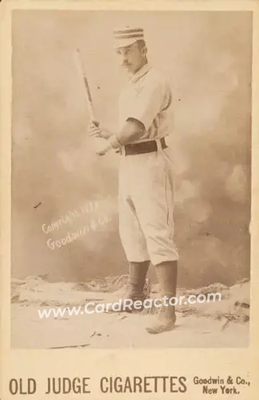 1887-89 Old Judge Cabinets (N173) #NNO - Joe Strauss - Omaha Omahogs