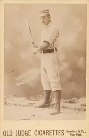 1887-89 Old Judge Cabinets (N173) #NNO - Joe Strauss - Omaha Omahogs