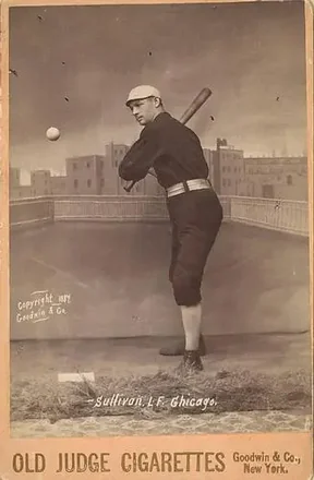 1887-89 Old Judge Cabinets (N173) #NNO - Marty Sullivan - Chicago White Stockings