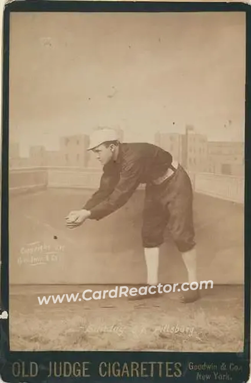 1887-89 Old Judge Cabinets (N173) #NNO - Billy Sunday - Pittsburgh Alleghenys