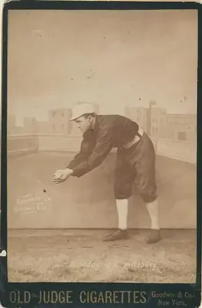 1887-89 Old Judge Cabinets (N173) #NNO - Billy Sunday - Pittsburgh Alleghenys