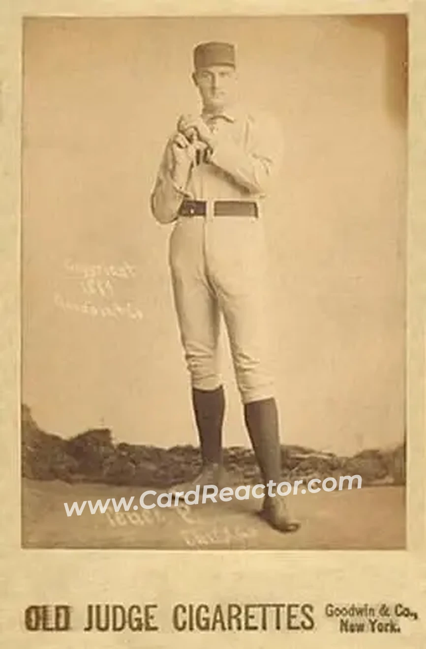1887-89 Old Judge Cabinets (N173) #NNO - John Tener - Chicago White Stockings - Front 1887-89 Old Judge Cabinets (N173) #NNO - John Tener - Chicago White Stockings - Front
