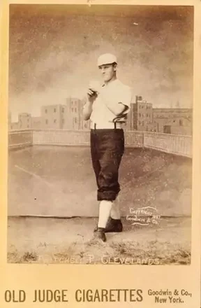 1887-89 Old Judge Cabinets (N173) #NNO - Larry Twitchell - Cleveland Spiders