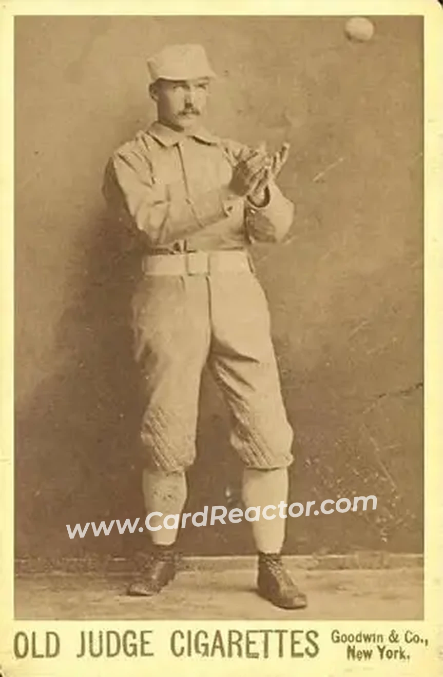 1887-89 Old Judge Cabinets (N173) #NNO - Rip Van Haltren - Chicago White Stockings