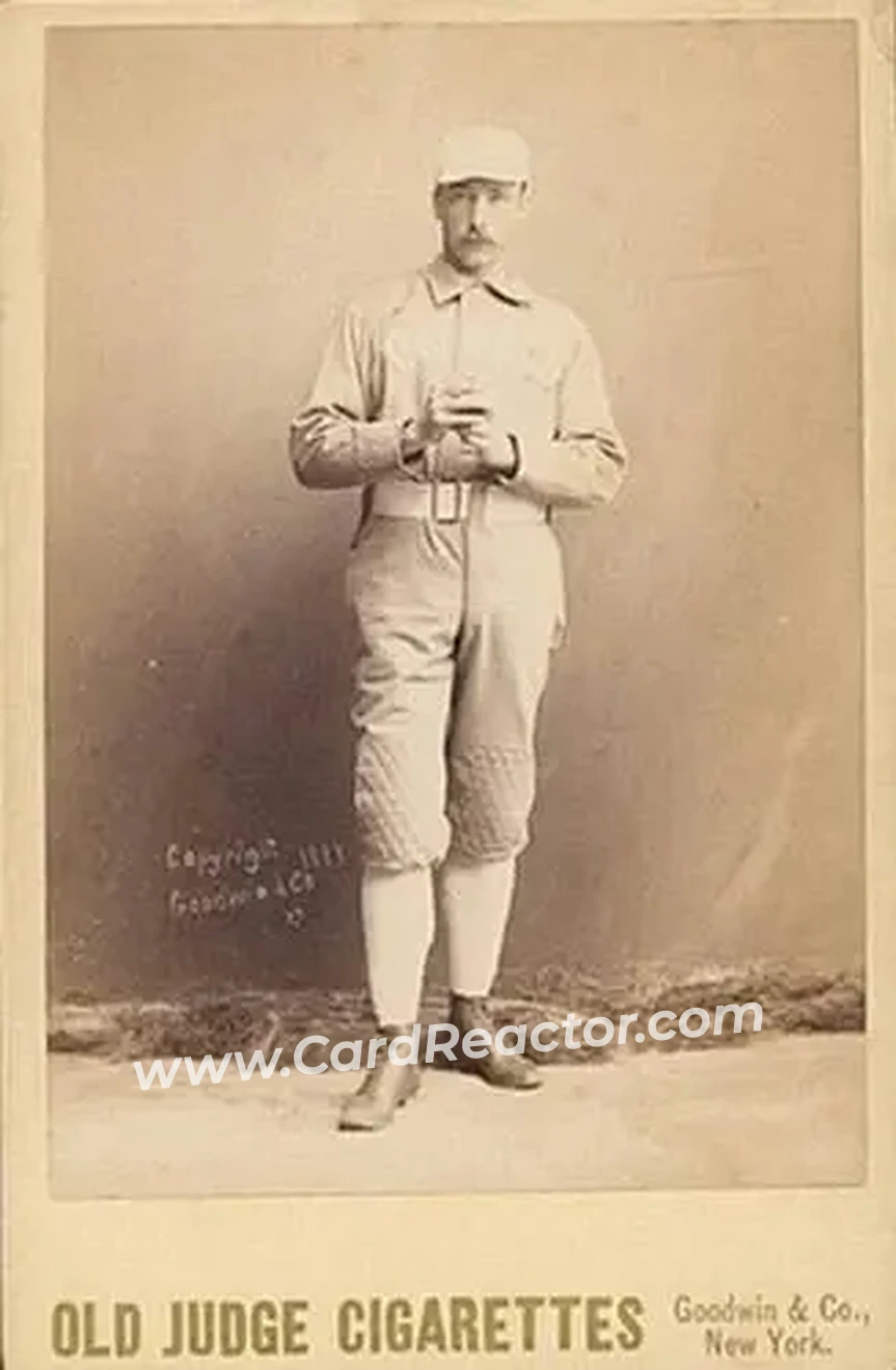 1887-89 Old Judge Cabinets (N173) #NNO - Rip Van Haltren - Chicago White Stockings