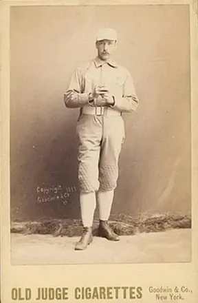 1887-89 Old Judge Cabinets (N173) #NNO - Rip Van Haltren - Chicago White Stockings