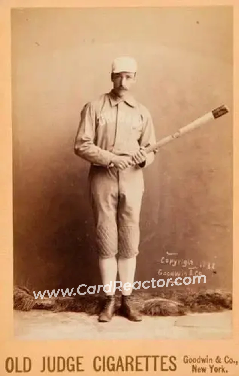 1887-89 Old Judge Cabinets (N173) #NNO - Rip Van Haltren - Chicago White Stockings
