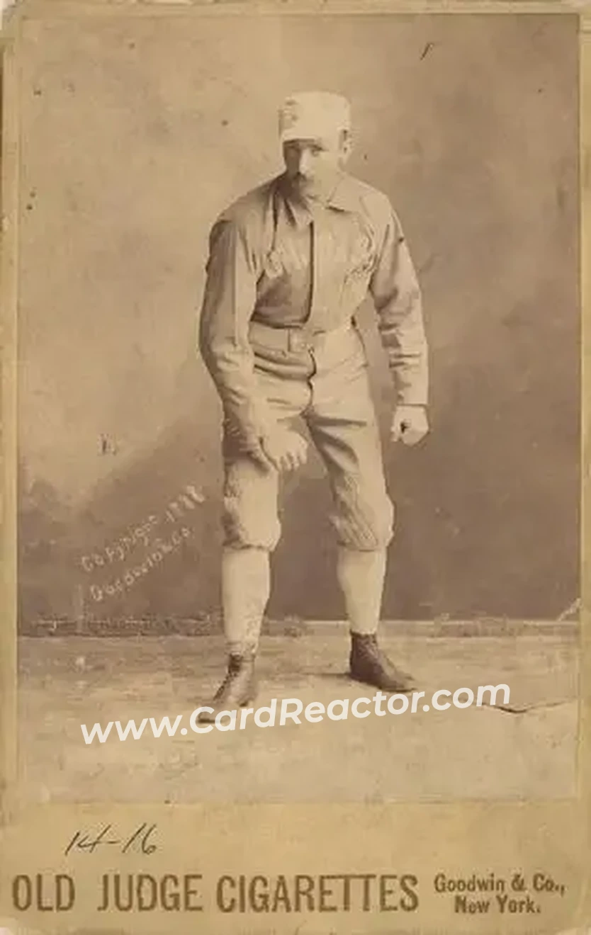 1887-89 Old Judge Cabinets (N173) #NNO - Rip Van Haltren - Chicago White Stockings