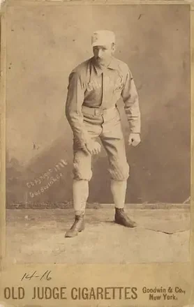 1887-89 Old Judge Cabinets (N173) #NNO - Rip Van Haltren - Chicago White Stockings