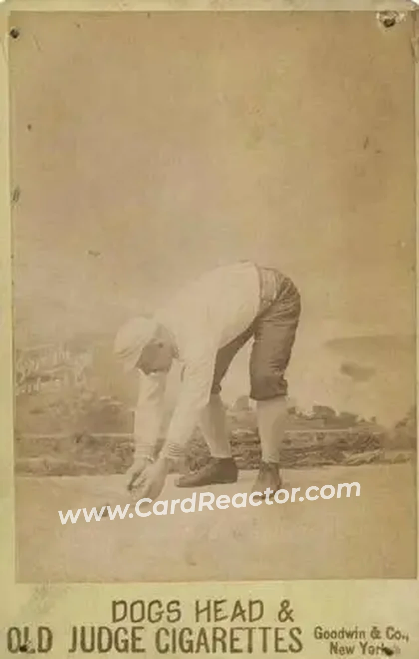 1887-89 Old Judge Cabinets (N173) #NNO - Curt Welch - Philadelphia Athletics