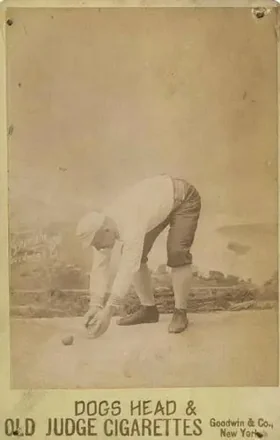 1887-89 Old Judge Cabinets (N173) #NNO - Curt Welch - Philadelphia Athletics