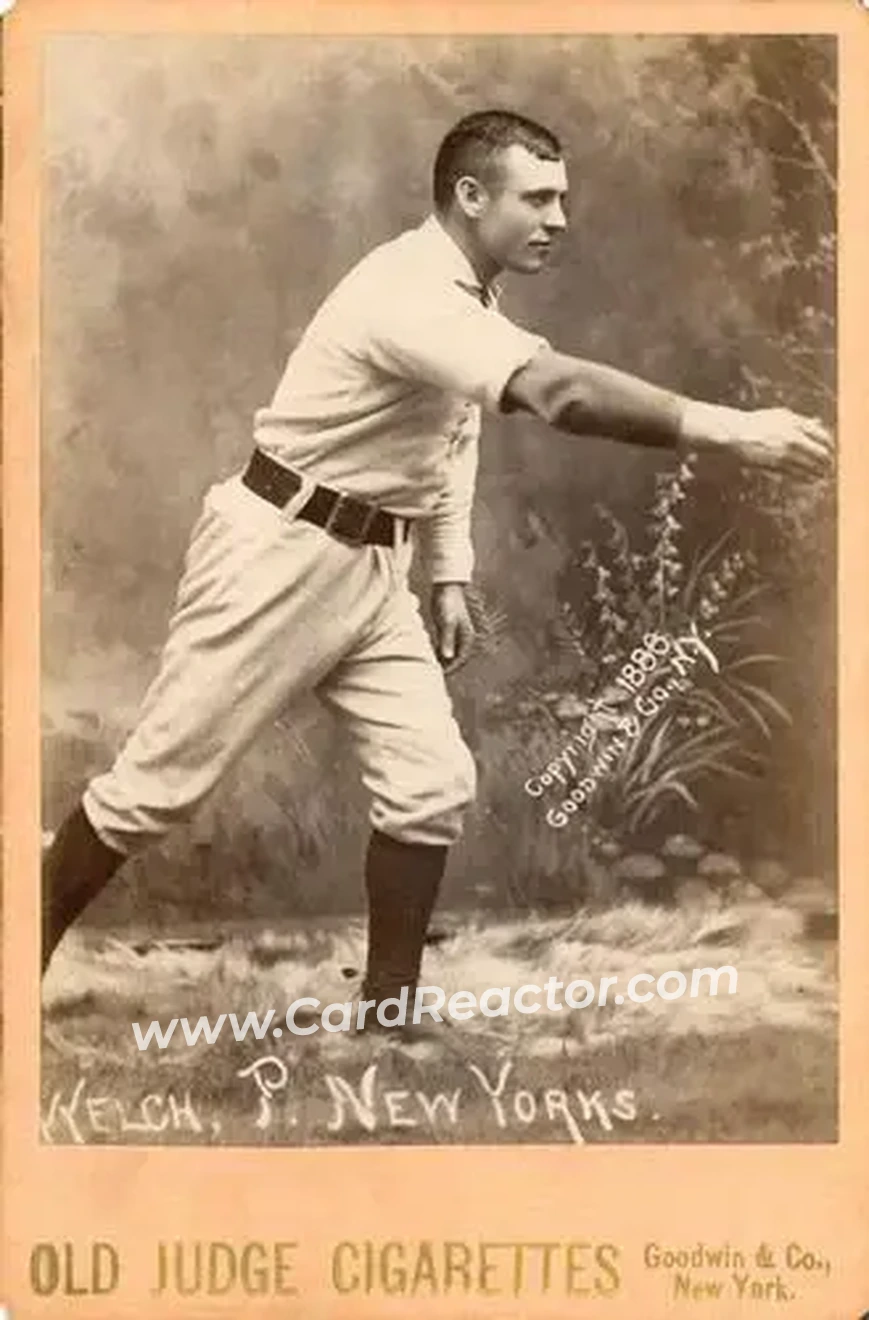 1887-89 Old Judge Cabinets (N173) #NNO - Mickey Welch - New York Giants