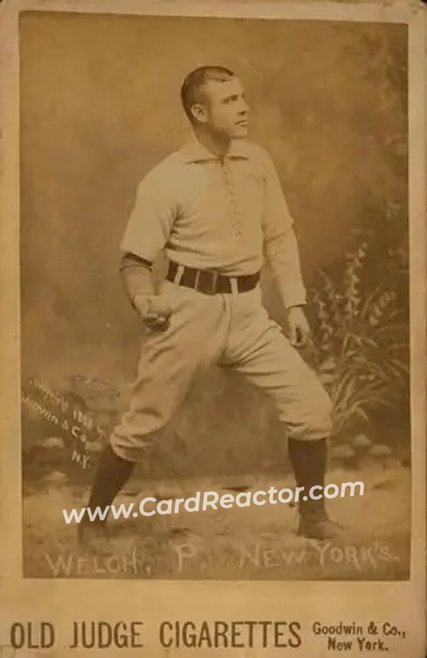 1887-89 Old Judge Cabinets (N173) #NNO - Mickey Welch - New York Giants