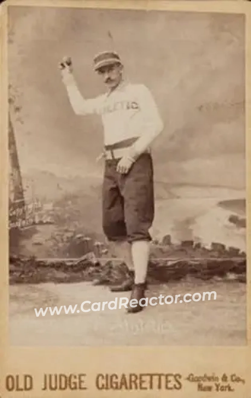 1887-89 Old Judge Cabinets (N173) #NNO - Gus Weyhing - Philadelphia Athletics