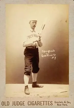 1887-89 Old Judge Cabinets (N173) #NNO - Deacon White - Detroit Wolverines 1887-89 Old Judge Cabinets (N173) #NNO - Deacon White - Detroit Wolverines