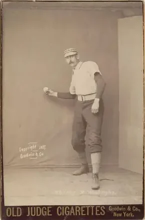 1887-89 Old Judge Cabinets (N173) #NNO - Jim Whitney - Washington Nationals