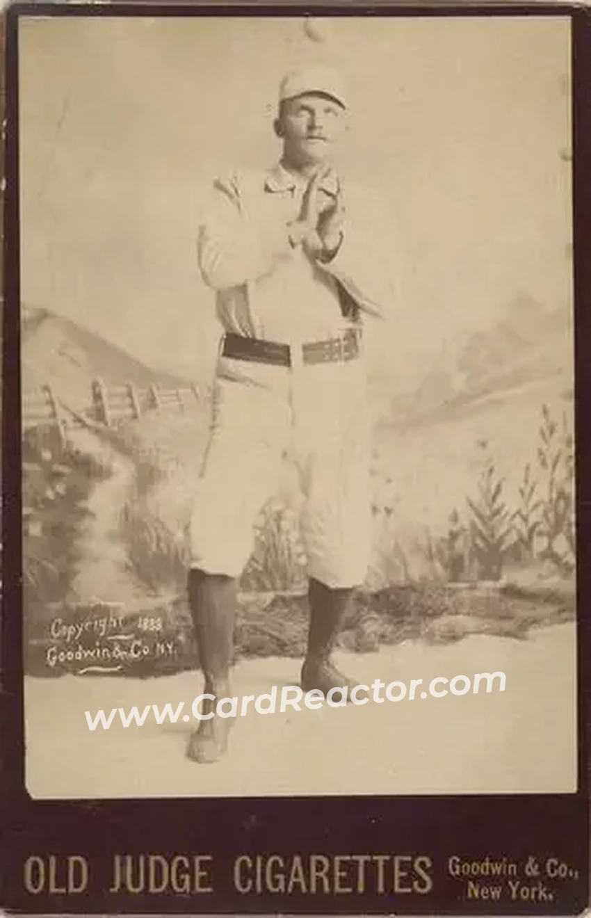 1887-89 Old Judge Cabinets (N173) #NNO - Walt Wilmot - Washington Nationals - Front 1887-89 Old Judge Cabinets (N173) #NNO - Walt Wilmot - Washington Nationals - Front