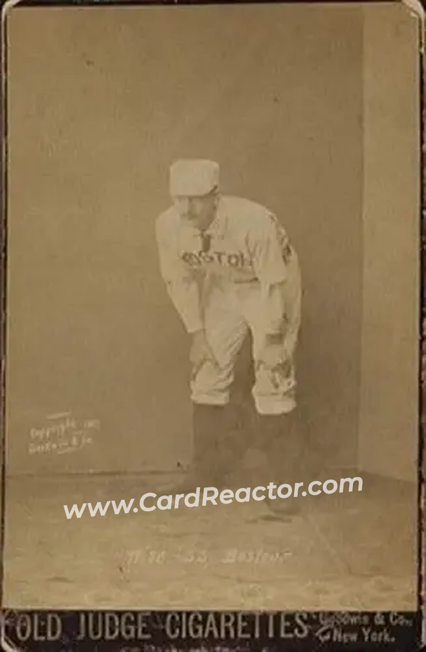 1887-89 Old Judge Cabinets (N173) #NNO - Sam Wise - Boston Beaneaters