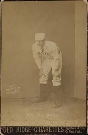 1887-89 Old Judge Cabinets (N173) #NNO - Sam Wise - Boston Beaneaters