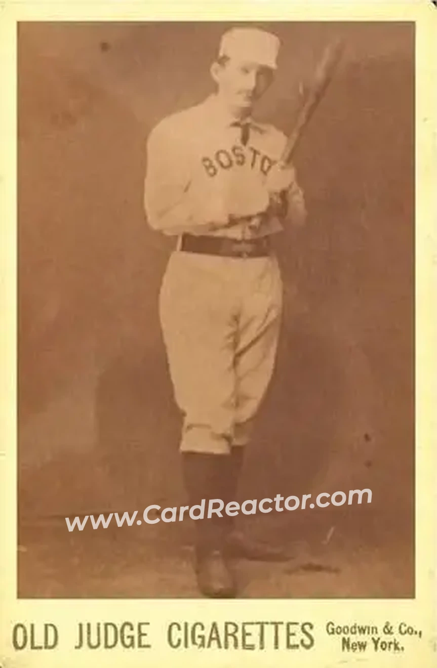 1887-89 Old Judge Cabinets (N173) #NNO - Sam Wise - Boston Beaneaters