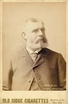 1887-89 Old Judge Cabinets (N173) #NNO - Harry Wright - Philadelphia Quakers