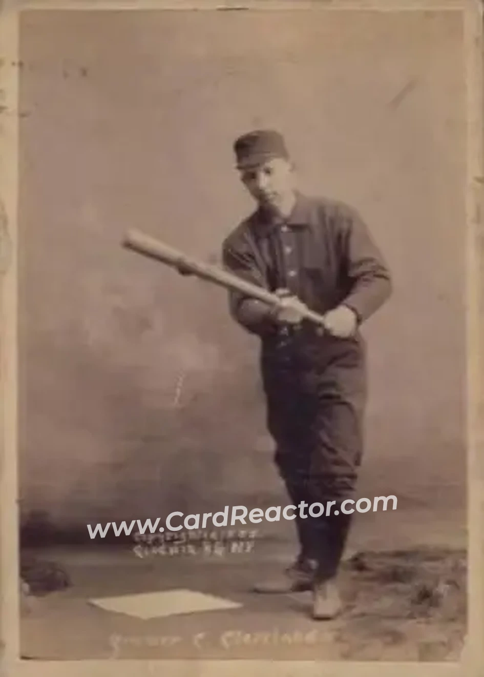 1887-89 Old Judge Cabinets (N173) #NNO - Chief Zimmer - Cleveland Blues