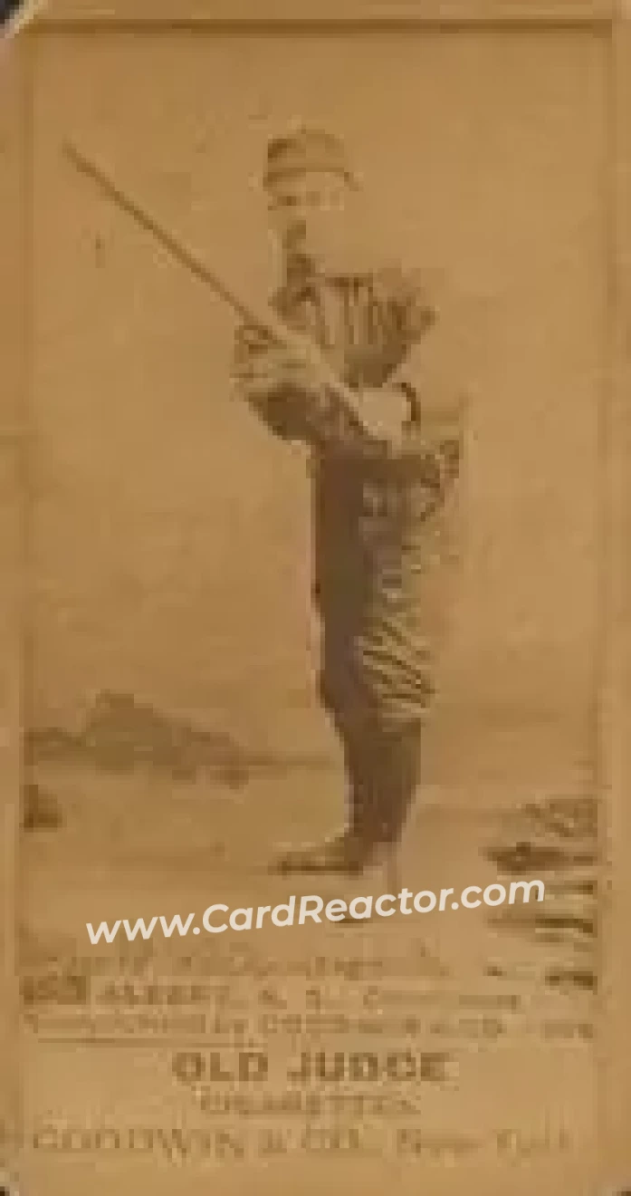 1887-90 Old Judge (N172) #NNO - Gus Alberts - Cleveland Blues