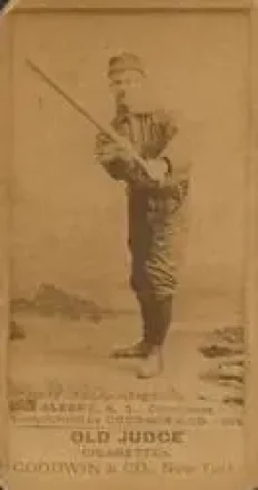 1887-90 Old Judge (N172) #NNO - Gus Alberts - Cleveland Blues