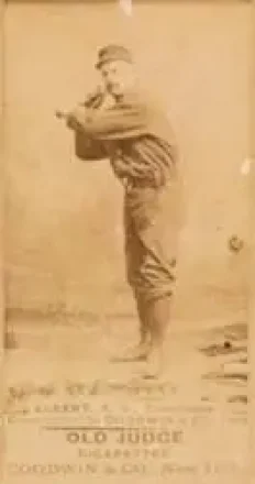 1887-90 Old Judge (N172) #NNO - Gus Alberts - Cleveland Blues