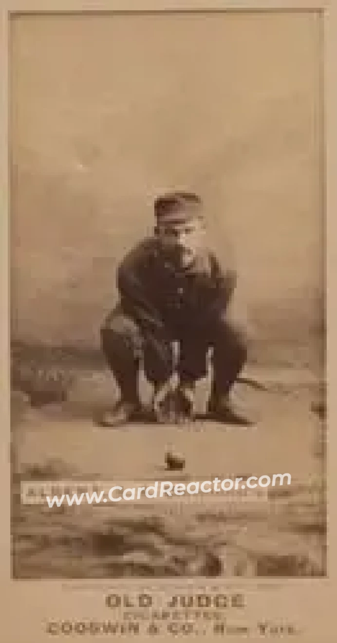 1887-90 Old Judge (N172) #NNO - Gus Alberts - Cleveland Blues - Front 1887-90 Old Judge (N172) #NNO - Gus Alberts - Cleveland Blues - Front