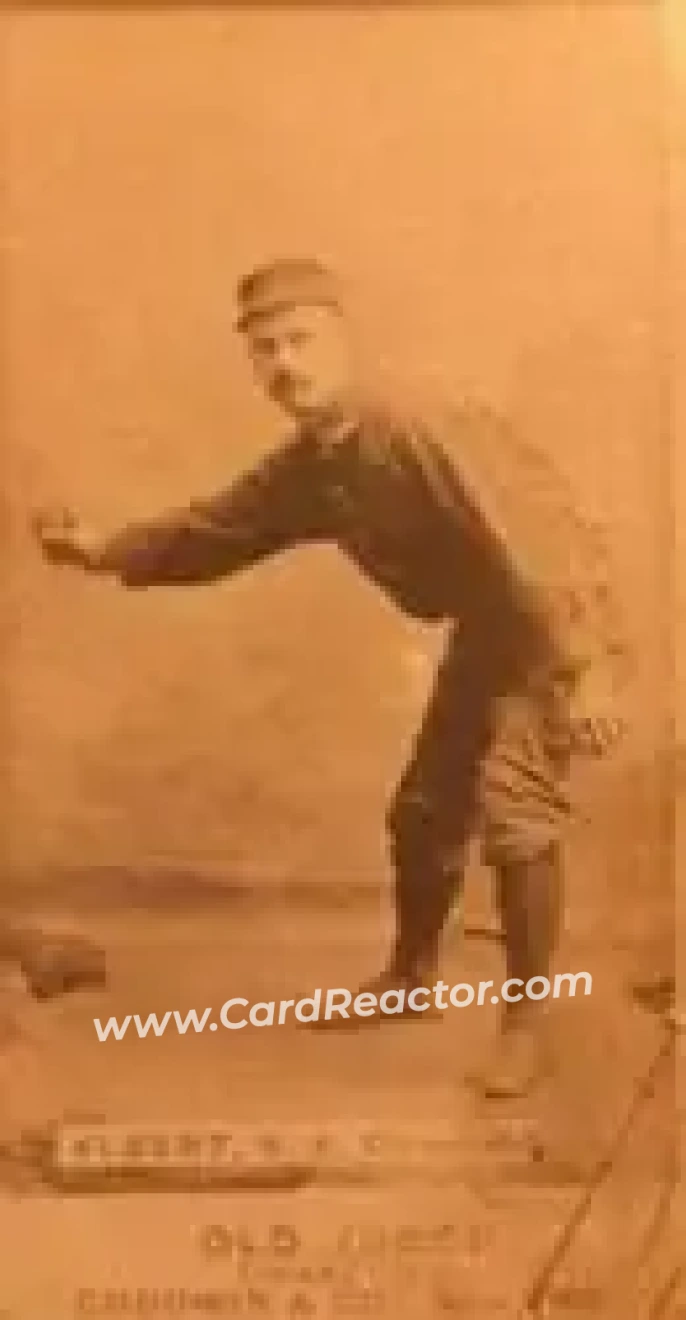 1887-90 Old Judge (N172) #NNO - Gus Alberts - Cleveland Blues