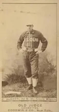 1887-90 Old Judge (N172) #NNO - Charles Alcott - St. Louis Whites