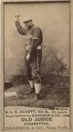 1887-90 Old Judge (N172) #NNO - Charles Alcott - St. Louis Whites