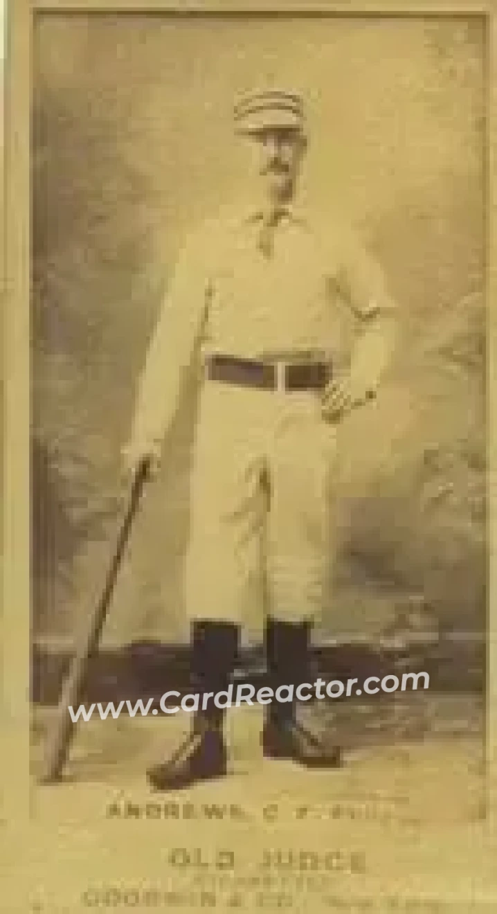 1887-90 Old Judge (N172) #NNO - Ed Andrews - Philadelphia Quakers