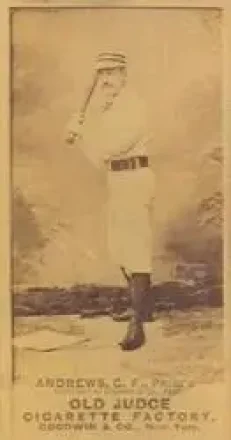 1887-90 Old Judge (N172) #NNO - Ed Andrews - Philadelphia Quakers