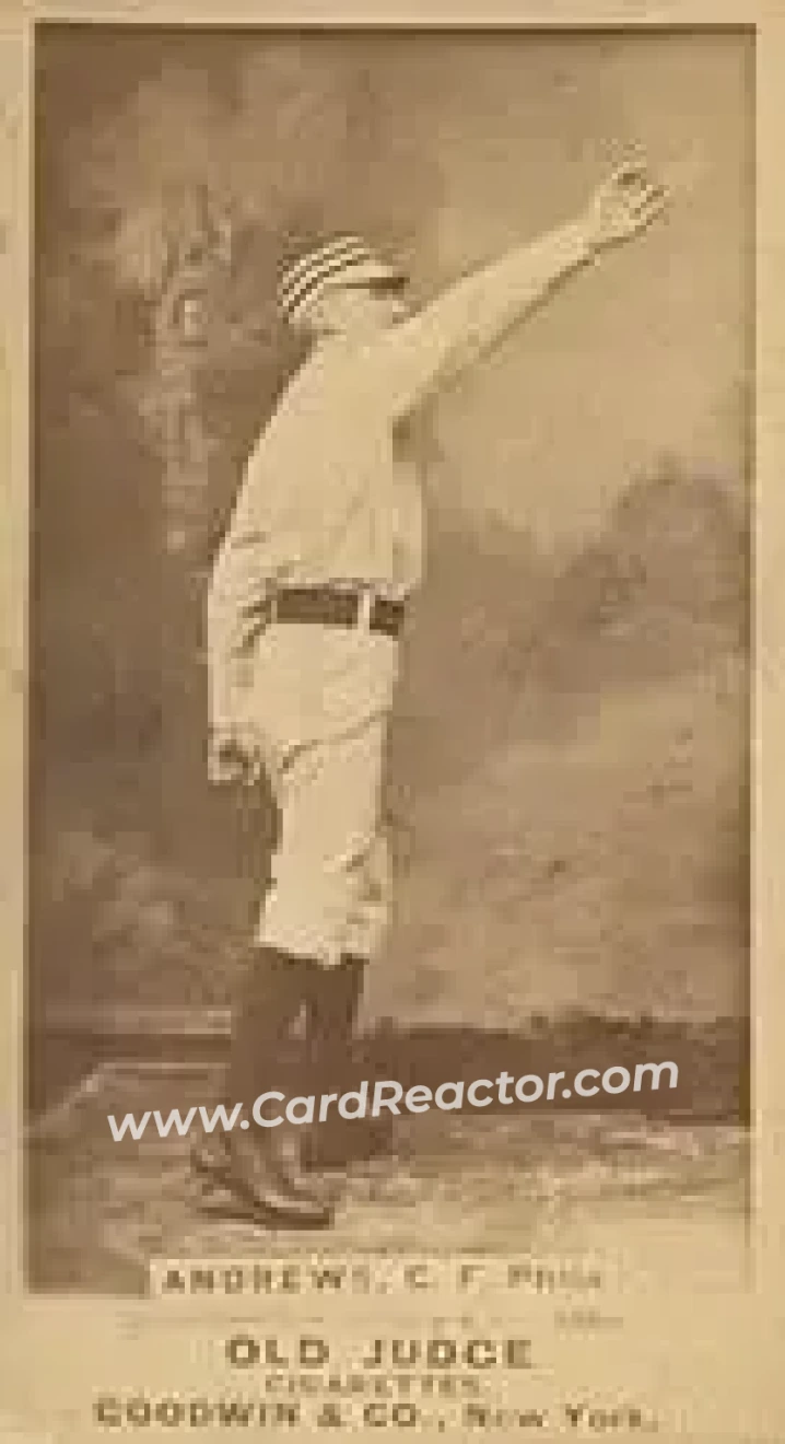 1887-90 Old Judge (N172) #NNO - Ed Andrews - Philadelphia Quakers