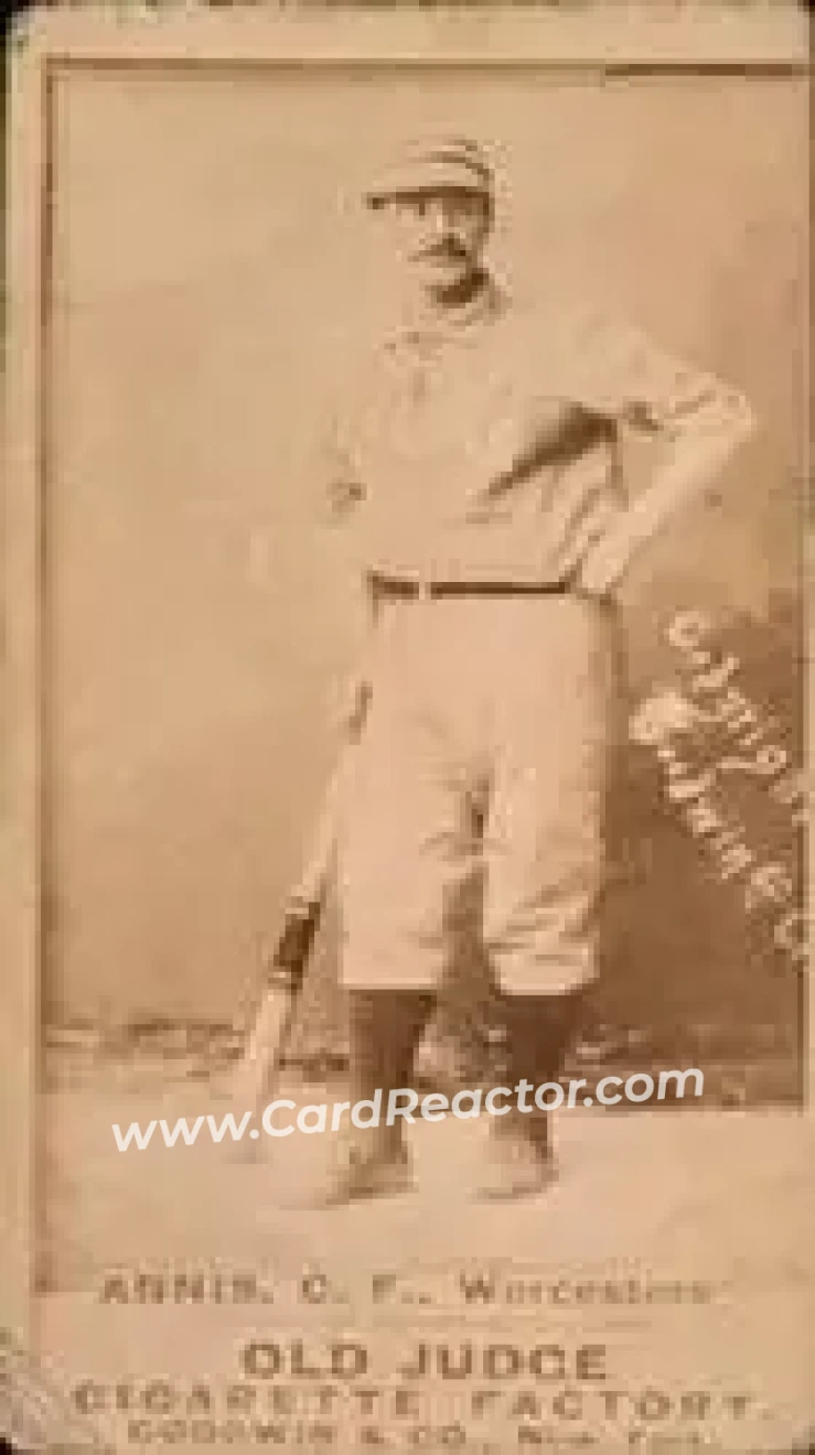 1887-90 Old Judge (N172) #NNO - Bill Annis - Worcester Grays