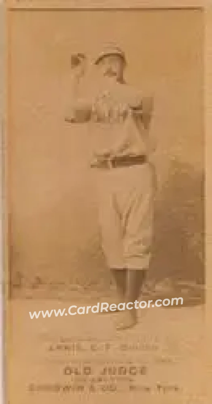 1887-90 Old Judge (N172) #NNO - Bill Annis - Omaha Omahogs - Front