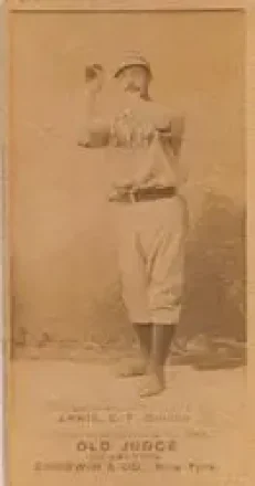 1887-90 Old Judge (N172) #NNO - Bill Annis - Omaha Omahogs