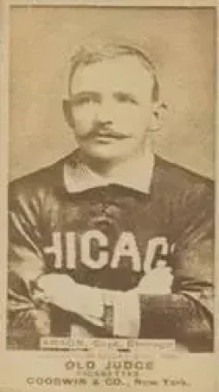 1887-90 Old Judge (N172) #NNO - Cap Anson - Chicago White Stockings