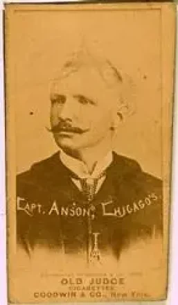1887-90 Old Judge (N172) #NNO - Cap Anson - Chicago White Stockings